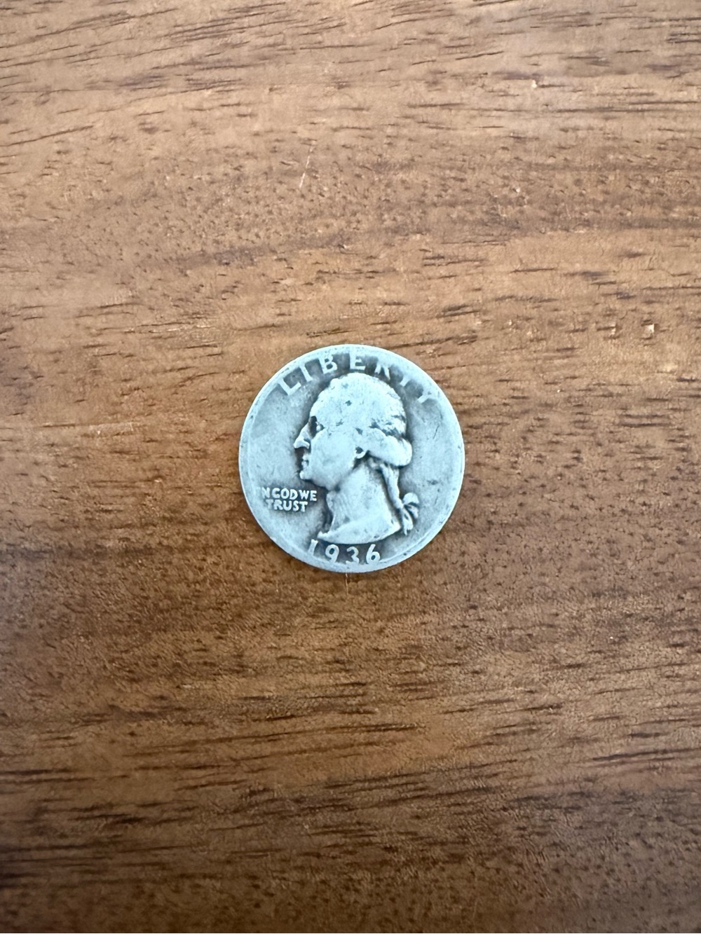 1936-D Washington Silver Quarter 90% Silver Denver Mint